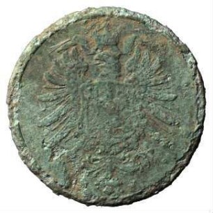 Fundmünze, 2 Pfennig, 1875