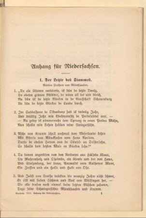 Anhang für Niedersachsen