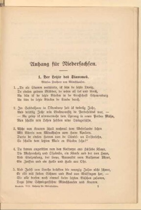 Anhang für Niedersachsen