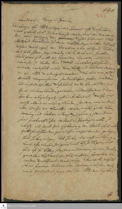 Brief von Friedrich I. König von Preußen an Johann Wilhelm von Sachsen-Eisenach.
