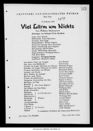 Viel Lärm um Nichts