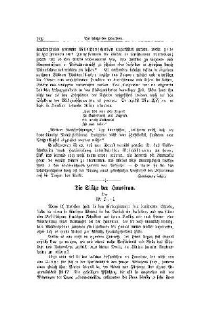 Die Stütze der Hausfrau