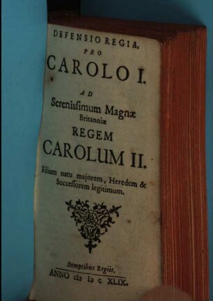 Defensio regia pro Carolo I.