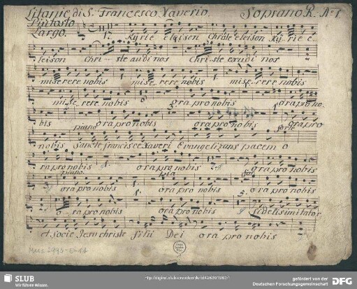 Litanies - Mus.2993-E-1b : V (4), Coro, orch