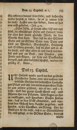 783-813, Das 23. Capitel