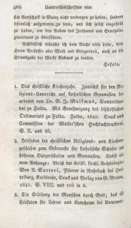 466-478 [Rezension] Das christliche Kirchenjahr