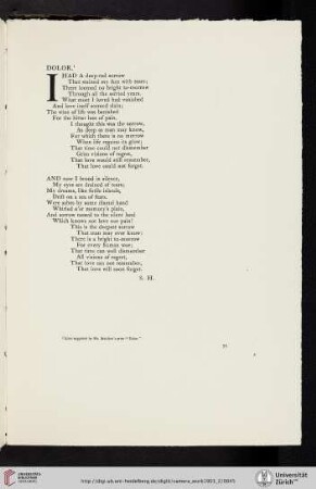 Dolor [poem]