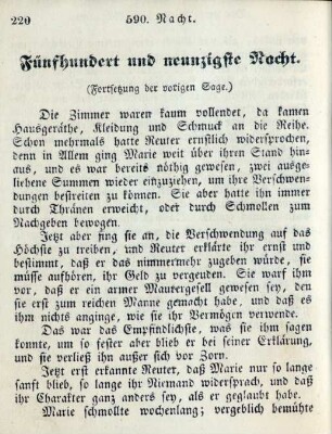Fünfhundert und neunzigste Nacht