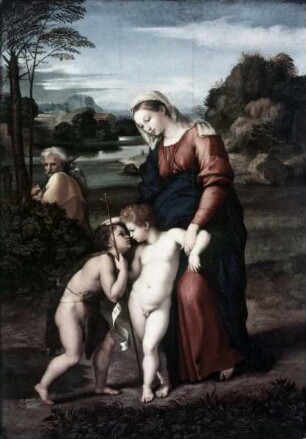 Madonna auf dem Spaziergang