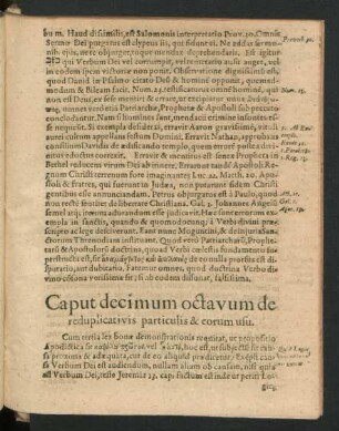 Caput decimum octavum de reduplicativis particulis & eorum usu.