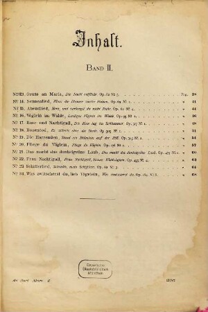 Duette für 2 Singstimmen mit Begleitung des Pianoforte, Band 2