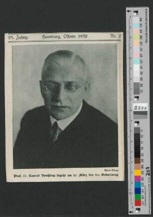 Conrad Borchling : begeht am 20. März den 60. Geburtstag