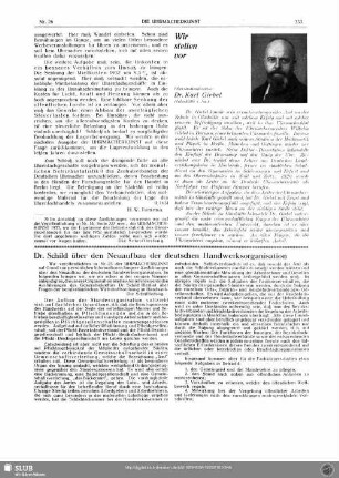 Wir stellen vor : Dr. Karl Giebel