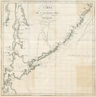 Carte de l'archipel des Kourilles