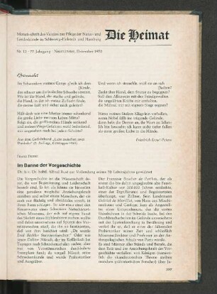 Nr. 12, 77. Jahrgang, Neumünster, Dezember 1970