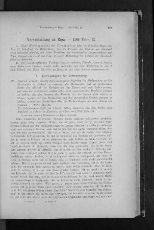 Versammlung zu Riga. - 1389 Febr. 13.