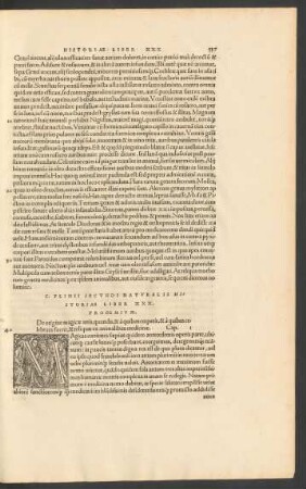 C. Plinii Secundi Naturalis Historiae Liber XXX.