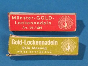 MÜNSTER-GOLD-LOCKENNADELN + GOLD-LOCKENNADELN