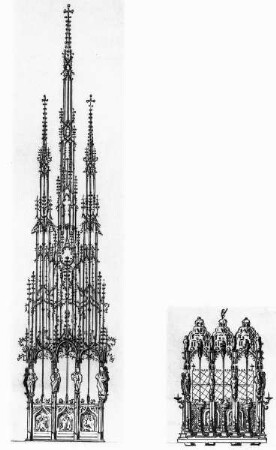 Das Sebaldusgrabmal Peter Vischers (erster Entwurf und Ausführung)