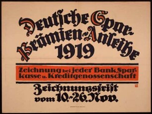 "Deutsche Spar-Prämien-Anleihe 1919"