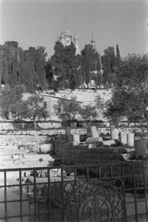 Maria-Magdalena-Kirche : Die Maria-Magdalena-Kirche in Jerusalem.