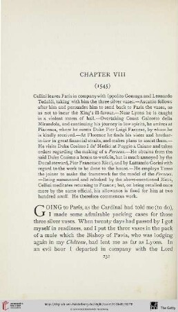 Chapter VIII (1545)