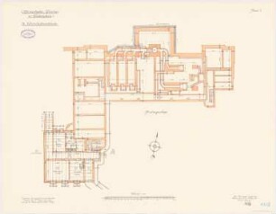 Offiziersheim Taunus, Falkenstein Wirtschaftsgebäude: Grundriss Keller 1:100