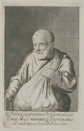 Bildnis des Felix Cappucinus de Cantalicio