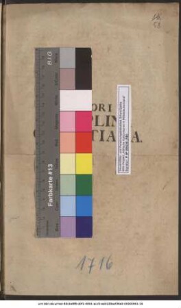 Decori Disciplina Christiana : [Dabam Gothæ M DCCVI. D. XXIII. Septembris]
