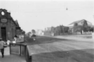 Siedlungsstraße : Blick in die Straße einer Siedlung