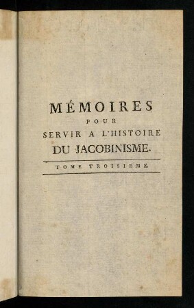 I-249, Memoires Pour Servir A L´Histoire