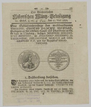 Bildnis des Gustav Philipp Moerl