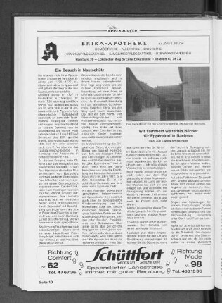 Wir sammeln weiterhin Bücher für Eppendorf in Sachsen