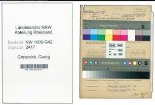 Entnazifizierung Georg Grassnick , geb. 21.08.1905 (Arbeiter)