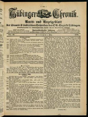 169-186, 1. März (Nro. 43) - 5. März (Nro. 46)