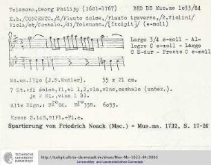 Konzert e-moll
