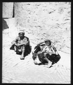 Bettler innerhalb des N.Tores, Jerus. [Jerusalem]