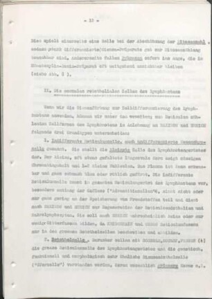 II. Die normalen retothelialen Zellen des Lymphknotens