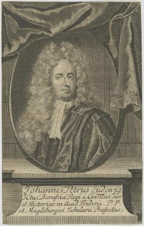 Bildnis des Johannes Petrus Ludewig