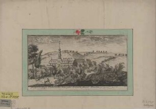 Ansicht von Dresden-Lockwitz, Kupferstich, vor 1782 : Prospect, des Graf. Dallwitzischen Ritterguthes Lockwitz , ohnweit Dresden / [gez. u. gest. F. G. Schlitterlau]. - [Dresden] , [vor 1782]. - 1 Kunstbl. : Kupferstich ; 25 x 13 cm