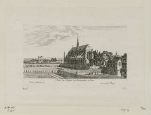 Veuë de l’Eglise des Bernardins a Paris, aus: "Verschiedene Ansichten aus dem Jahr 1657"