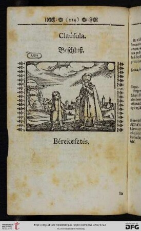 Claúsula. Beschluß