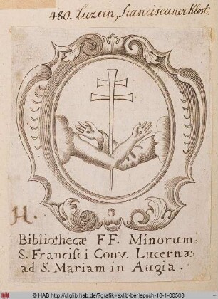 Exlibris des Franziskanerklosters zu Luzern