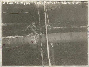 Isarbrücken südlich Freimann bzw. Unterföhring (1000 m)
