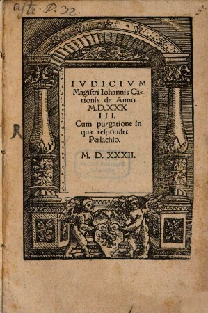 Iudicium de anno 1533
