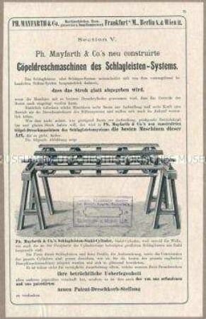 Göpel-Dreschmaschine