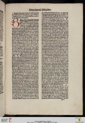 Vita sancte Birgitte