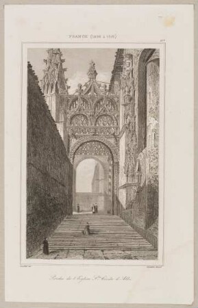 Porche de l'Église ste Cécile
