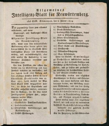 3-16, 2. Jänner (1stes Stükk) - 12. Jänner (2tes Stükk)