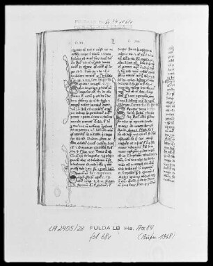 Raimundus de Pennaforte, Summa de poenitentia — Drei Initialen S, Folio 68verso